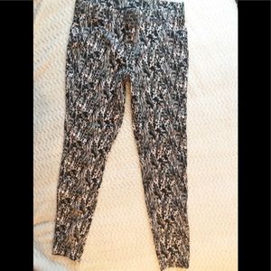 Hue Black & White Stretch Legging